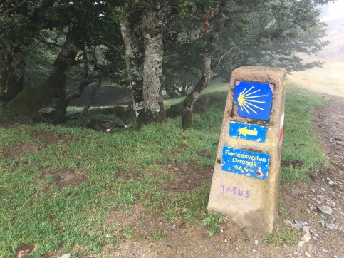 Way Marker to Roncesvalles
